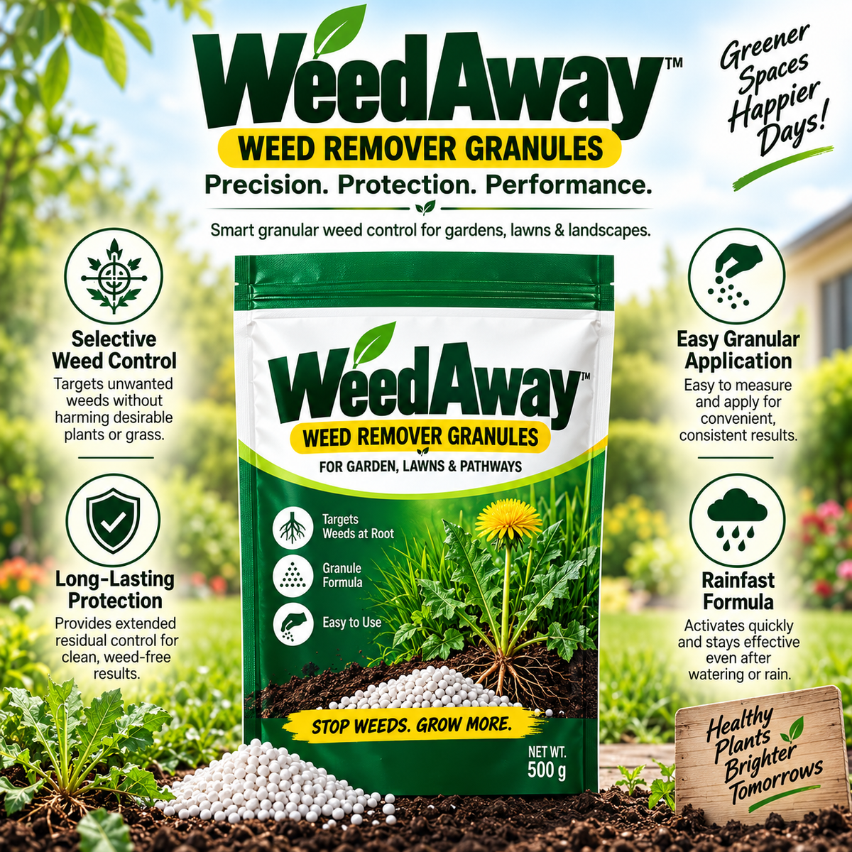 WeedAway™ Weed Remover Granules | Pack of 2