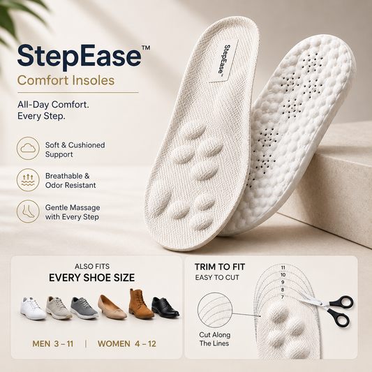 StepEase™ Premium Foot Insoles