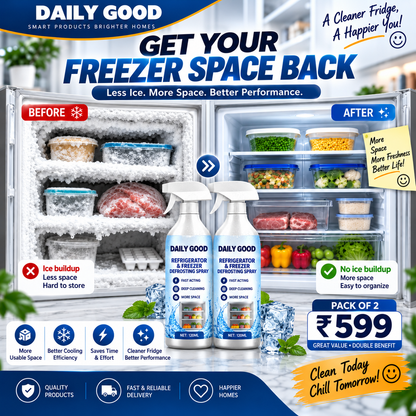 FrostAway™ Fridge De-Icer Spray (Pack Of 2) -120ml Each