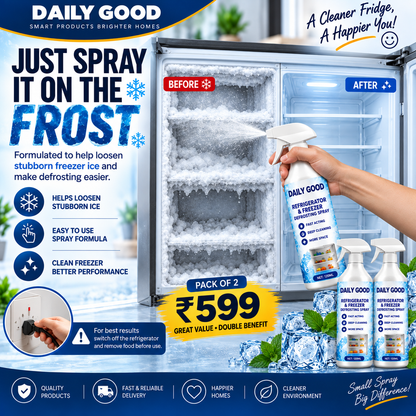 FrostAway™ Fridge De-Icer Spray (Pack Of 2) -120ml Each